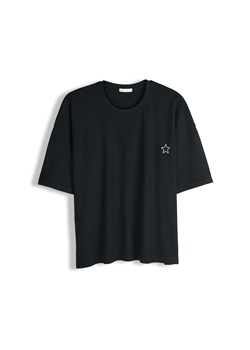 GATE Bawełniana koszulka z nadrukiem 34 ze sklepu gateshop w kategorii Bluzki damskie - zdjęcie 187960690