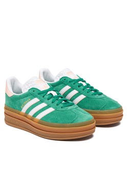 Sneakersy adidas Gazelle Bold IH6455 Zielony ze sklepu eobuwie.pl w kategorii Buty sportowe damskie - zdjęcie 187962342