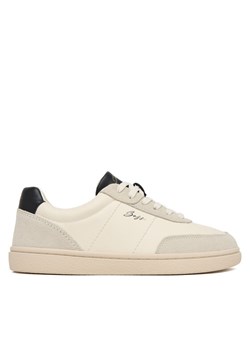 Sneakersy BOSS Everlynn 50563385 Écru ze sklepu eobuwie.pl w kategorii Buty sportowe damskie - zdjęcie 187962350
