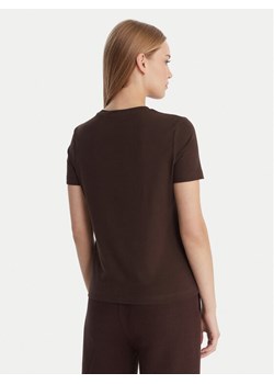 Guess T-Shirt V6RI07 J1314 Brązowy Regular Fit ze sklepu MODIVO w kategorii Bluzki damskie - zdjęcie 187962651