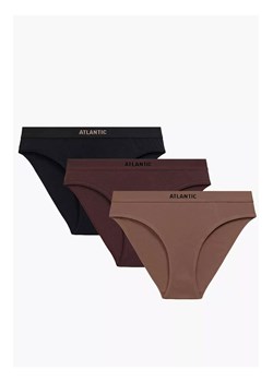 Atlantic 3-pack figi damskie Sport 3CLP-012B-CAPJ/CZK/CZA, Kolor czarno-brązowy, Rozmiar M, ATLANTIC ze sklepu Primodo w kategorii Majtki damskie - zdjęcie 187963050