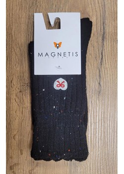 Ciepłe skarpetki damskie w prążek serduszka CO5025 czarne, Kolor czarny, Rozmiar uniwersalny, Magnetis ze sklepu Primodo w kategorii Skarpetki damskie - zdjęcie 187963243