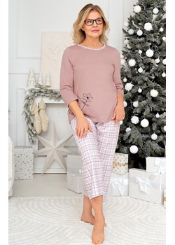 Bawełniana piżama damska w kratkę Gabrysia II 272 21, Kolor różowy-wzór, Rozmiar M, MARTEL ze sklepu Primodo w kategorii Piżamy damskie - zdjęcie 187963294