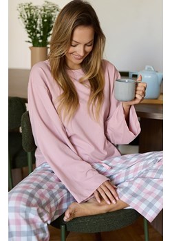 Mefemi długa piżama damska Stella, Kolor różowo-szary, Rozmiar S, Mefemi ze sklepu Primodo w kategorii Piżamy damskie - zdjęcie 187963314