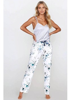 Piżama damska z długimi spodniami Camila, Kolor srebrno-biały, Rozmiar M, Momenti per me ze sklepu Primodo w kategorii Piżamy damskie - zdjęcie 187963492