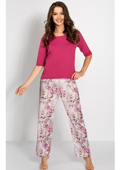 Elegancka piżama damska Cascada, Kolor różowy-wzór, Rozmiar S, Momenti per me ze sklepu Primodo w kategorii Piżamy damskie - zdjęcie 187963693