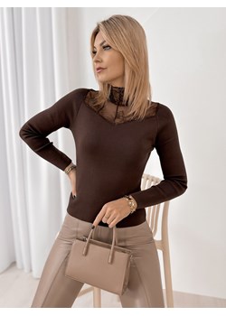bluzka cuenca brązowa one size ze sklepu UBRA w kategorii Bluzki damskie - zdjęcie 187963704
