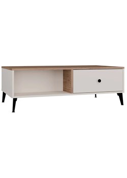 Ława na czarnych nóżkach kaszmir + dąb castello R8-F02 ze sklepu Edinos.pl w kategorii Stoliki kawowe - zdjęcie 187963802