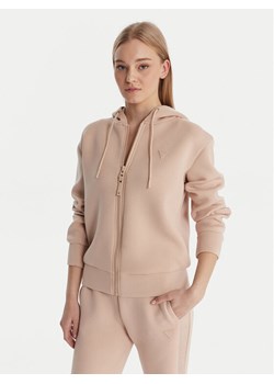 Guess Bluza V3RQ11 K7UW2 Beżowy Regular Fit ze sklepu MODIVO w kategorii Bluzy damskie - zdjęcie 187964414