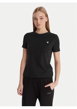 Guess T-Shirt V6RI17 KD741 Czarny Regular Fit ze sklepu MODIVO w kategorii Bluzki damskie - zdjęcie 187964453