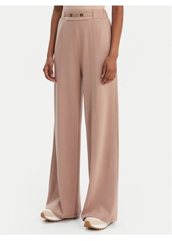 Liu Jo Sport Spodnie dresowe TA6026 JS182 Brązowy Relaxed Fit ze sklepu MODIVO w kategorii Spodnie damskie - zdjęcie 187964481