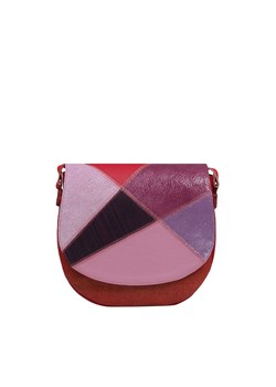 czerwona torebka damska skórzana listonoszka na ramię  Mała Zu ze sklepu Słoń Torbalski w kategorii Listonoszki - zdjęcie 187965001