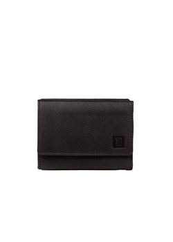 czarny portfel skórzany z czerwonym wnętrzem ze sklepu Słoń Torbalski w kategorii Portfele damskie - zdjęcie 187965010