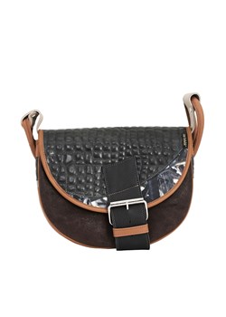 brązowa torebka damska skórzana Freshman Mini na ramię listonoszka ze sklepu Słoń Torbalski w kategorii Listonoszki - zdjęcie 187965031