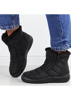 Czarne zimowe wodoodporne śniegowce damskie Jezzi 74853 ze sklepu suzana.pl w kategorii Śniegowce damskie - zdjęcie 187965072