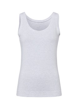 Marie Lund Top damski Kobiety Bawełna szary jednolity ze sklepu vangraaf w kategorii Bluzki damskie - zdjęcie 187965073