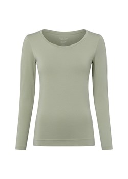 Marie Lund Damska koszulka z długim rękawem Kobiety Dżersej trzcinowy jednolity ze sklepu vangraaf w kategorii Bluzki damskie - zdjęcie 187965081