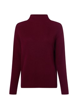 Marie Lund Sweter damski Kobiety Bawełna bakłażanowy jednolity ze sklepu vangraaf w kategorii Swetry damskie - zdjęcie 187965093
