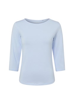 Franco Callegari Damska koszulka z długim rękawem Kobiety Bawełna jasnoniebieski jednolity ze sklepu vangraaf w kategorii Bluzki damskie - zdjęcie 187965104
