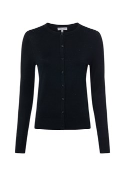 Marie Lund Kardigan damski Kobiety wiskoza czarny jednolity ze sklepu vangraaf w kategorii Swetry damskie - zdjęcie 187965124