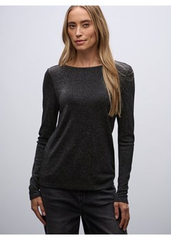 Street One Damska koszulka z długim rękawem Kobiety czarny marmurkowy ze sklepu vangraaf w kategorii Bluzki damskie - zdjęcie 187965132