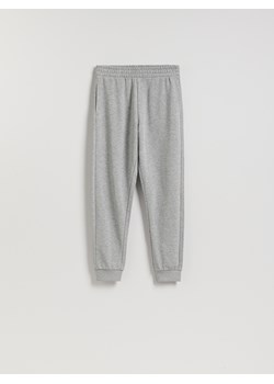 Reserved - Spodnie dresowe ze ściągaczem - jasnoszary ze sklepu Reserved w kategorii Spodnie damskie - zdjęcie 187965261