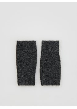 Reserved - Mitenki z domieszką wełny - ciemnoszary ze sklepu Reserved w kategorii Rękawiczki damskie - zdjęcie 187965342