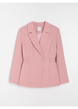 Sinsay - Żakiet z domieszką wiskozy - różowy ze sklepu Sinsay w kategorii Marynarki damskie - zdjęcie 187966083