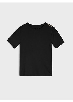 Sinsay - Koszulka z krótkim rękawem - czarny ze sklepu Sinsay w kategorii Bluzki damskie - zdjęcie 187966111