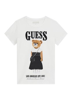 Guess T-Shirt J6RI10 K6YW4 Biały Regular Fit ze sklepu MODIVO w kategorii T-shirty chłopięce - zdjęcie 187966832