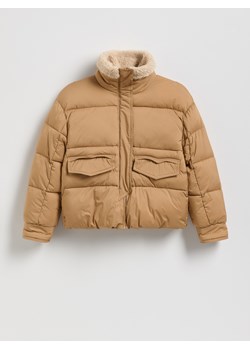 Reserved - Pikowana kurtka z ociepleniem - brązowy ze sklepu Reserved w kategorii Kurtki dziewczęce - zdjęcie 187967551