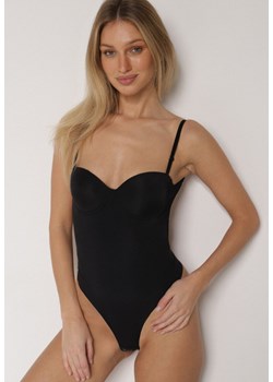 Czarne Body Bieliźniane do Ubrań z Wyciętymi Plecami i Odkrytymi Ramionami Urilvia ze sklepu born2be.pl w kategorii Body damskie - zdjęcie 187967652