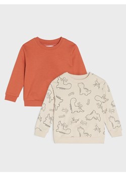 Sinsay - Bluza crewneck 2 pack - czerwony ze sklepu Sinsay w kategorii Bluzy i swetry - zdjęcie 187970001