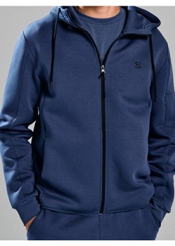 Sinsay - Rozpinana bluza z kapturem - niebieski ze sklepu Sinsay w kategorii Bluzy męskie - zdjęcie 187970112