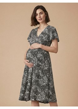 Sinsay - Wzorzysta sukienka ciążowa - czarny ze sklepu Sinsay w kategorii Sukienki ciążowe - zdjęcie 187970133