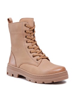 Trzewiki Lasocki WI23-PUSZAN-16 Beżowy ze sklepu eobuwie.pl w kategorii Workery damskie - zdjęcie 187970772