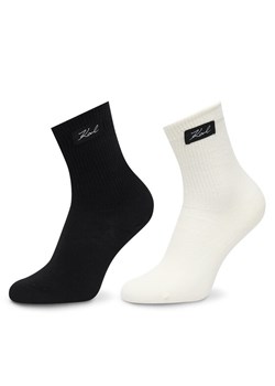 Skarpety długie KARL LAGERFELD B1W47036 Czarny ze sklepu eobuwie.pl w kategorii Skarpetki damskie - zdjęcie 187970782