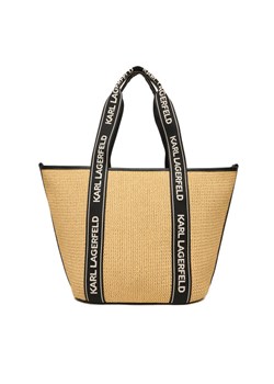 Torebka KARL LAGERFELD A1W46074 Beżowy ze sklepu eobuwie.pl w kategorii Torby Shopper bag - zdjęcie 187970792