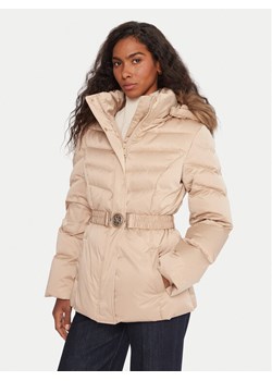 Guess Kurtka puchowa W5BL31 W2802 Beżowy Regular Fit ze sklepu MODIVO w kategorii Kurtki damskie - zdjęcie 187971252