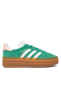 adidas Sneakersy Gazelle Bold IH6455 Zielony ze sklepu MODIVO w kategorii Buty sportowe dziecięce - zdjęcie 187971264
