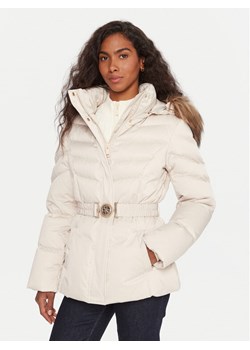 Guess Kurtka puchowa W5BL31 W2802 Écru Regular Fit ze sklepu MODIVO w kategorii Kurtki damskie - zdjęcie 187971281