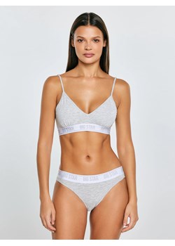 Biustonosz damski bawełniany szary Ardelia 901 ze sklepu Big Star w kategorii Biustonosze - zdjęcie 187972180