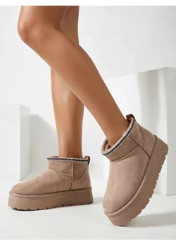 Royalfashion Krótkie buty a'la śniegowce damskie Xoalla ze sklepu royalfashion.pl w kategorii Śniegowce damskie - zdjęcie 187972314