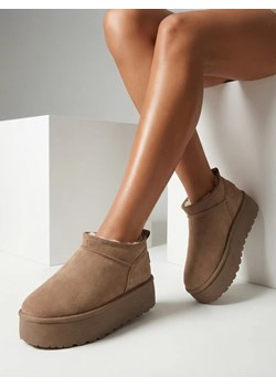 Royalfashion Krótkie buty a'la śniegowce damskie Ozozi ze sklepu royalfashion.pl w kategorii Śniegowce damskie - zdjęcie 187972342