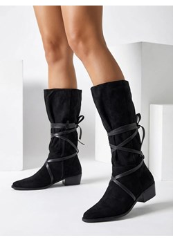 Royalfashion Kozaki na niskim obcasie Rolizoo ze sklepu royalfashion.pl w kategorii Kozaki damskie - zdjęcie 187972362