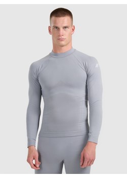Męska bielizna termoaktywna (góra) 4F 4FWAW25USEAM224 - szara ze sklepu Sportstylestory.com w kategorii Bielizna termoaktywna męska - zdjęcie 187972853
