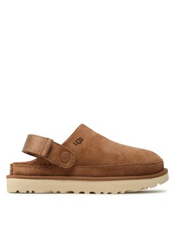 Klapki Ugg W Goldenstar Clog 1138252 Brązowy ze sklepu eobuwie.pl w kategorii Klapki damskie - zdjęcie 187972951