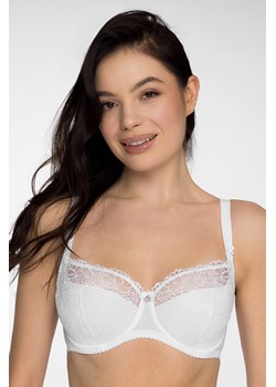 Biustonosz półusztywniany Gaia 899 Goldie biały 3 ze sklepu kontri.pl w kategorii Biustonosze - zdjęcie 187973590