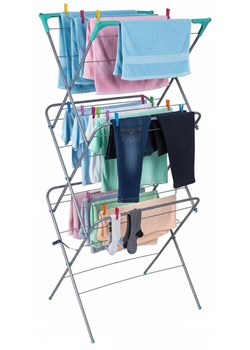 Pionowa Suszarka Na Pranie Składana 4 Kolory A5-H29 ze sklepu Edinos.pl w kategorii Akcesoria łazienkowe - zdjęcie 187974284