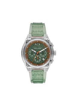 Zegarek Armani Exchange Rafael Chronograph AX4165 Zielony ze sklepu eobuwie.pl w kategorii Zegarki - zdjęcie 187974351